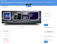 Tablet Screenshot of elion-shop.com